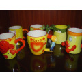 Dolomite Cups Hand Painting Glazed Mug